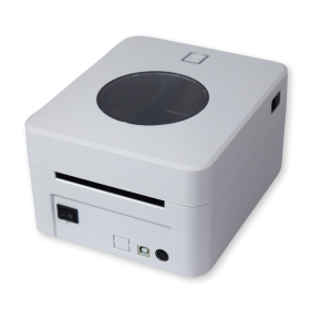 Impressora Etiquetadora Térmica Branca USB  para bobinas rolos largura 30mm-104mm